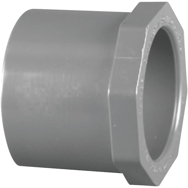 Charlotte Pipe And Foundry 1-1/2 In. Spigot x 1 In. Slip Schedule 80 PVC Bushing PVC 08107 2800HA - main